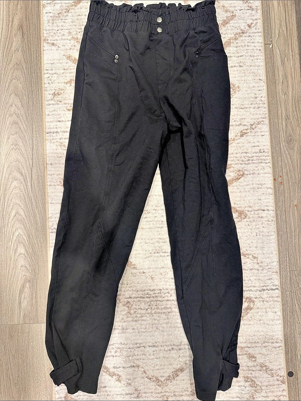 Free People FP Movement Rogue Paperbag Track Pants Black